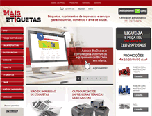 Tablet Screenshot of maisetiquetas.com.br